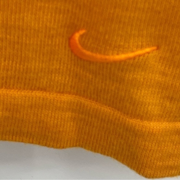 Nike Golf S Sunset Gold Wool Blend Eyelet V Neck Sweater - Picture 8 of 9